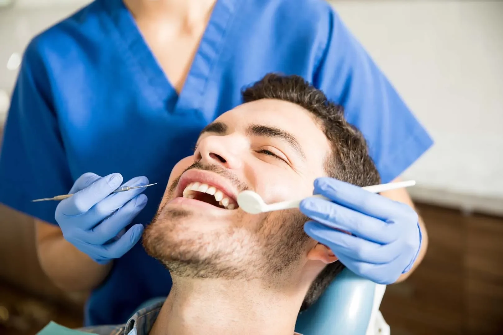 Dental cleaning and exam visit at Berry Road Dental