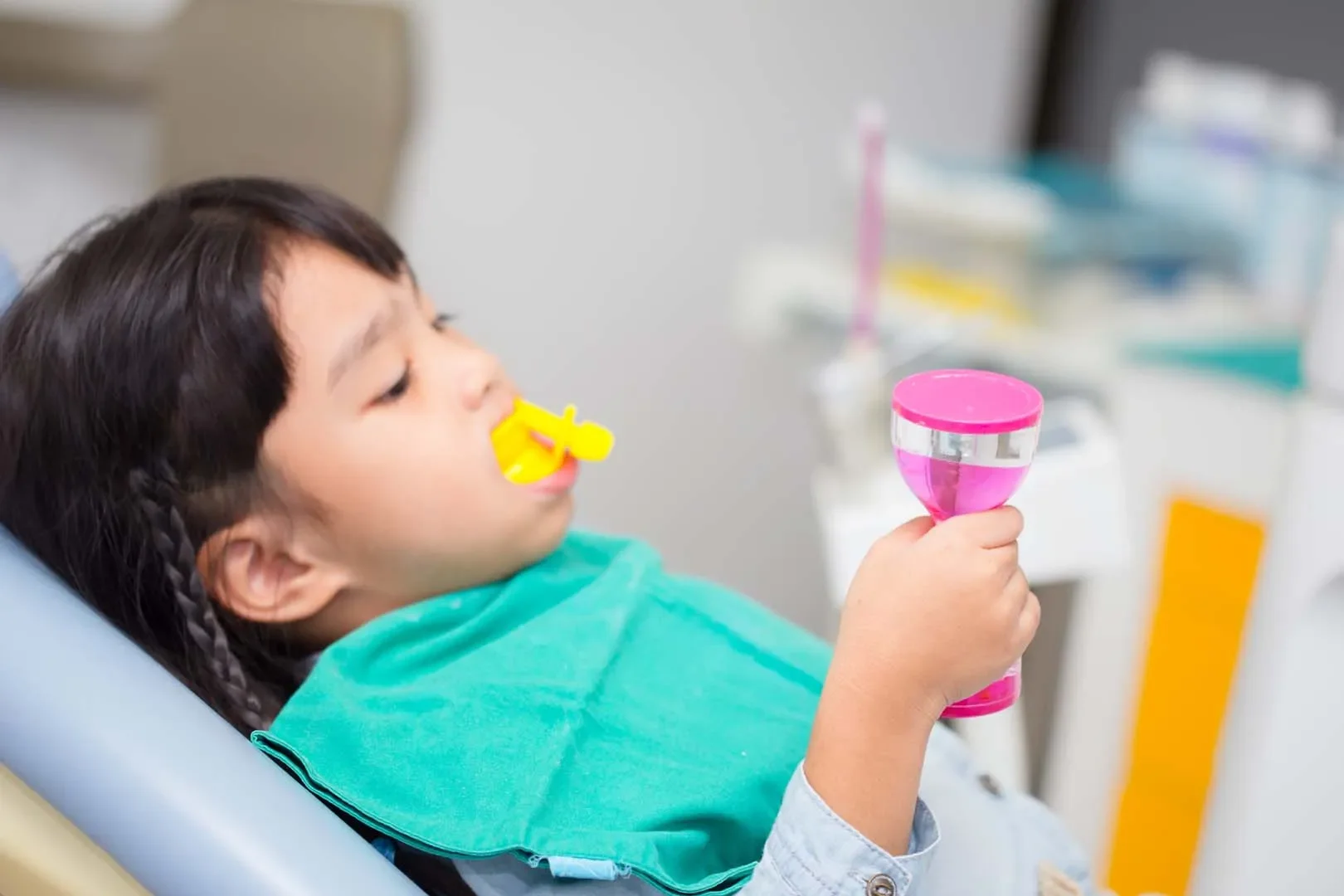 Fluoride varnish visit at Berry Road Dental